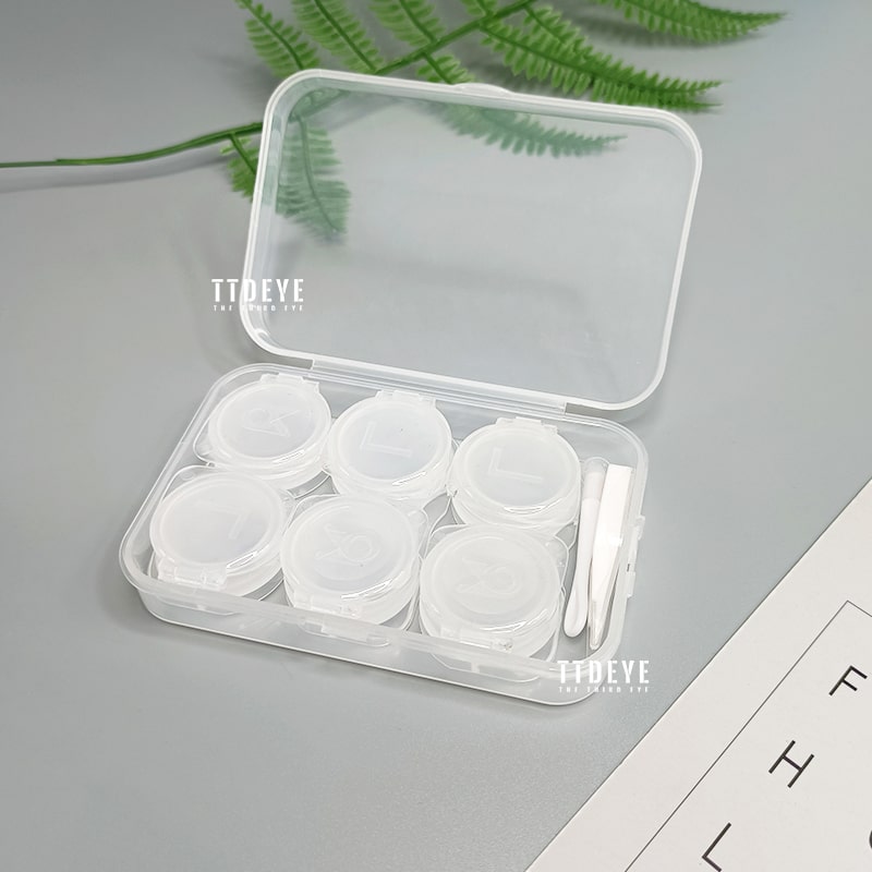 TTDeye Little Box Transparent 3-in-1 Lens Case
