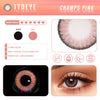 TTDeye Champs Pink 1-Day Color Lens | 20 Pcs