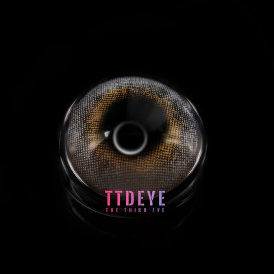 TTDeye Amber Grey Colored Contact Lenses