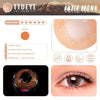 TTDeye Amber Brown Colored Contact Lenses