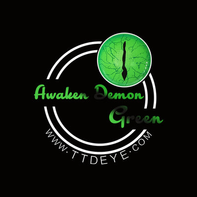 TTDeye Awaken Demon Green Colored Contact Lenses