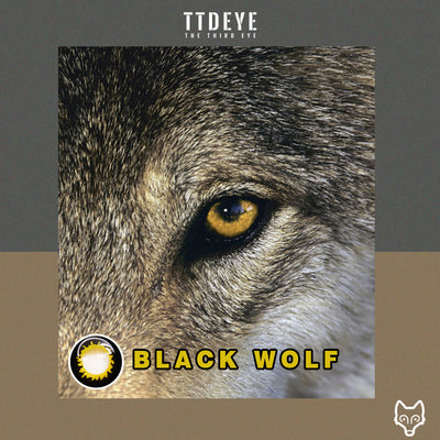 TTDeye Black Wolf Colored Contact Lenses