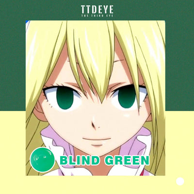 TTDeye Blind Green Colored Contact Lenses