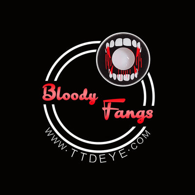 TTDeye Bloody Fangs Colored Contact Lenses