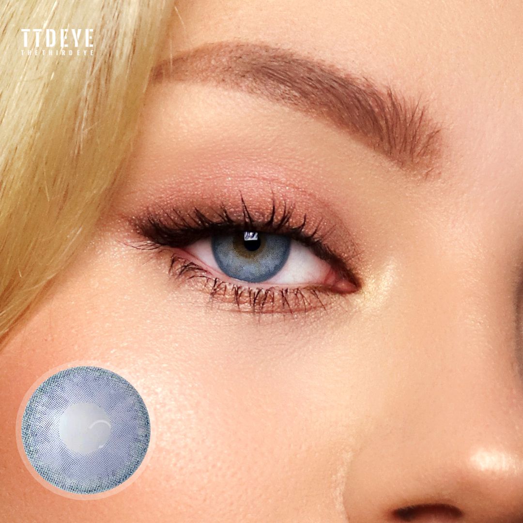 TTDeye Butterfly Fairy Blue Colored Contact Lenses