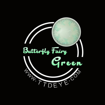 TTDeye Butterfly Fairy Green Colored Contact Lenses