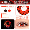 TTDeye Circle of Death Red Colored Contact Lenses