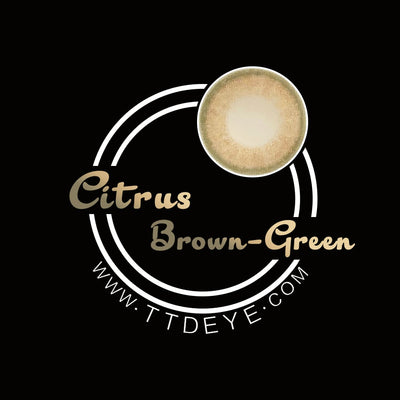 TTDeye Citrus Brown-Green 1-Day Color Lens | 10 Pcs