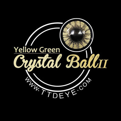 TTDeye Crystal Ball Yellow-Green II Colored Contact Lenses