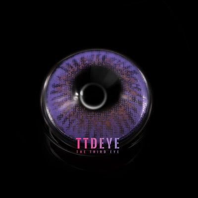TTDeye Donut Purple Colored Contact Lenses