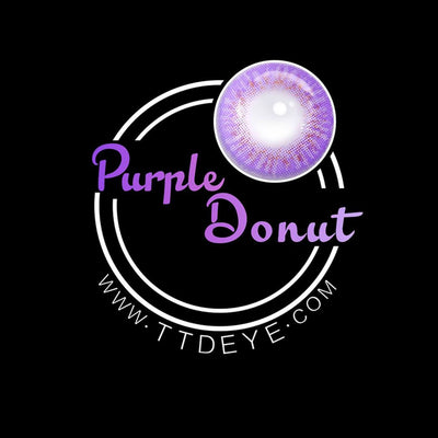 TTDeye Donut Purple Colored Contact Lenses