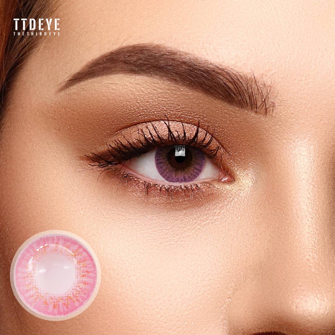 TTDeye Donut Pink Colored Contact Lenses