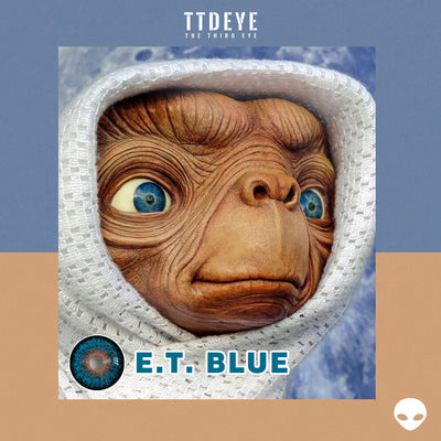 TTDeye E.T. Blue Colored Contact Lenses