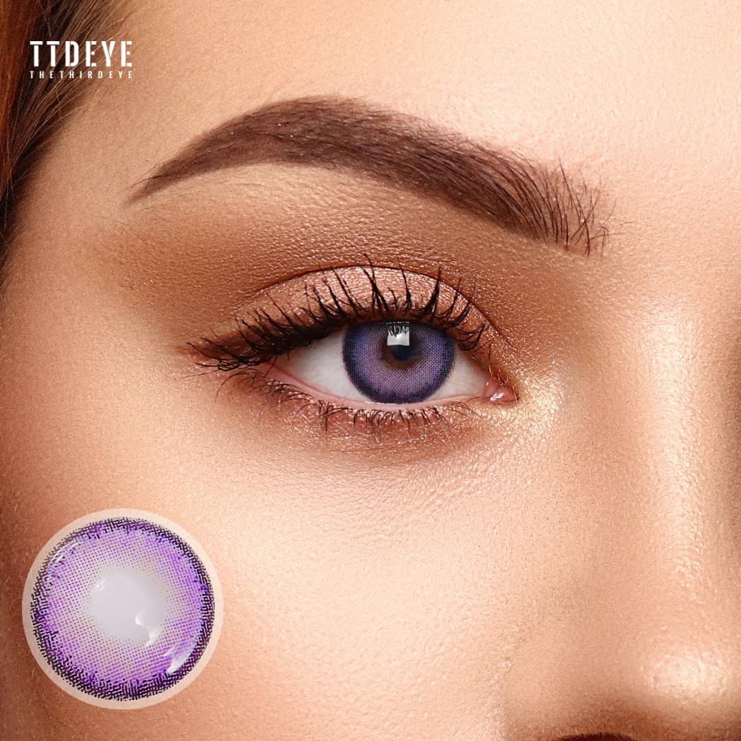 TTDeye Egypt Purple Colored Contact Lenses