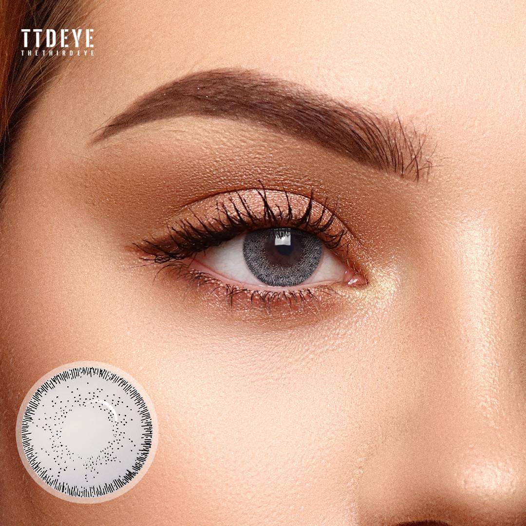 TTDeye Euramerican Grey Colored Contact Lenses