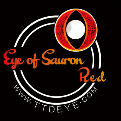 TTDeye Eye Of Sauron Red Colored Contact Lenses