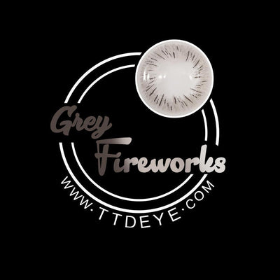 TTDeye Fireworks Grey Colored Contact Lenses