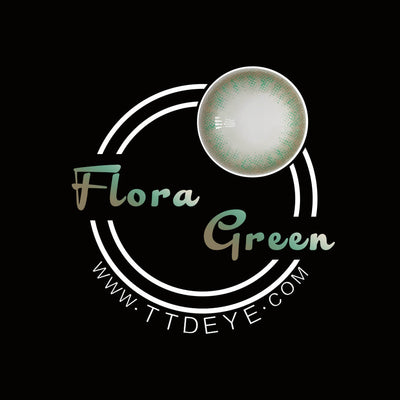REAL x TTDeye Flora Green Colored Contact Lenses