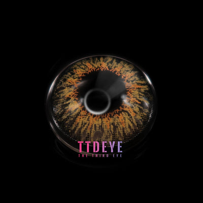 TTDeye Floweriness Brown Colored Contact Lenses