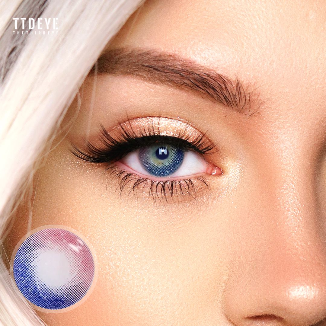 TTDeye Galaxy Pink Colored Contact Lenses