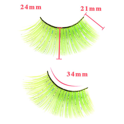 TTDeye Green Carnival Eyelashes
