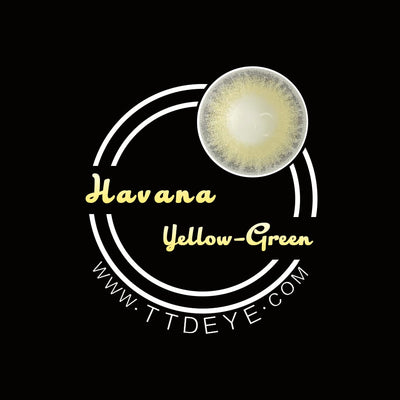 TTDeye Havana Yellow-Green Colored Contact Lenses