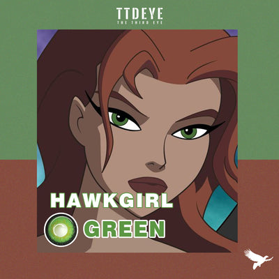 TTDeye Hawkgirl Green Colored Contact Lenses