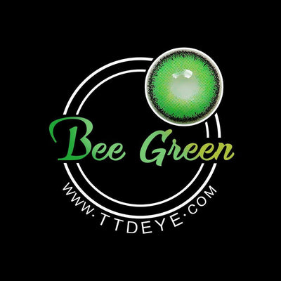 TTDeye Bee Green Colored Contact Lenses