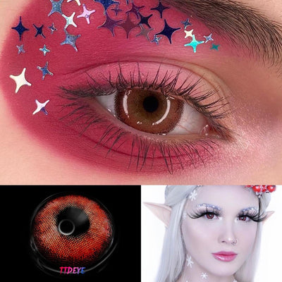 TTDeye Egypt Red Colored Contact Lenses