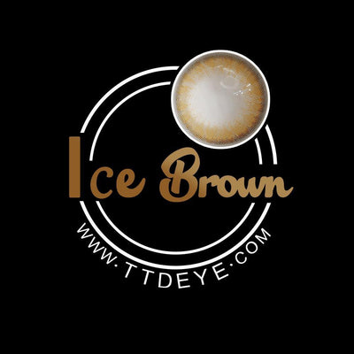 TTDeye Ice Brown Colored Contact Lenses