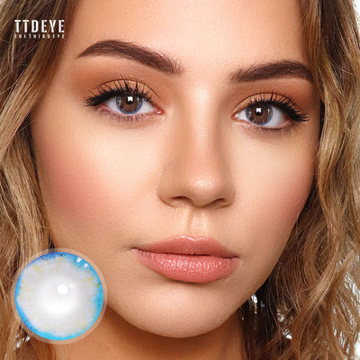 TTDeye Iceland Blue Colored Contact Lenses