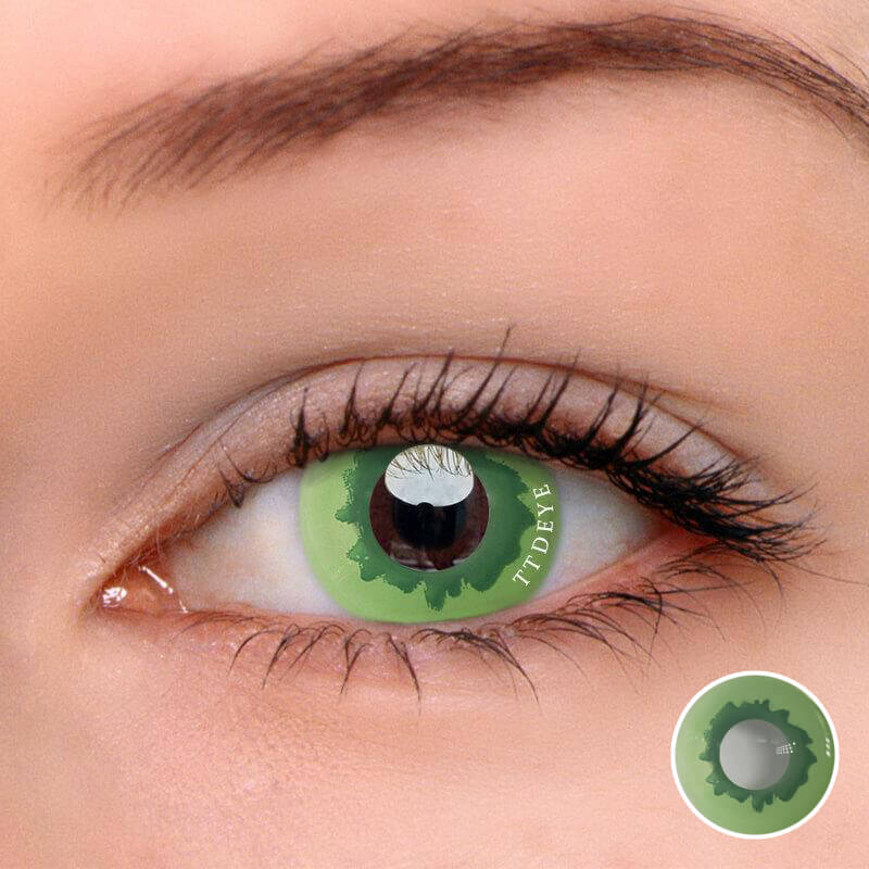 TTDeye Ink Wash Green Colored Contact Lenses