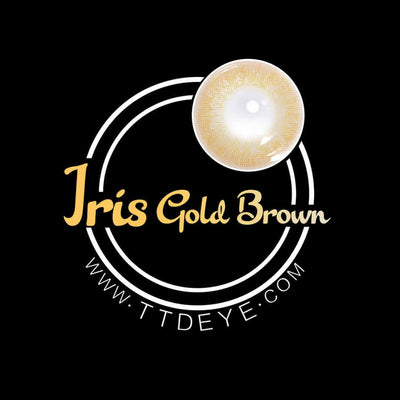 TTDeye Iris Gold-Brown Colored Contact Lenses