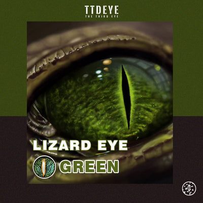 TTDeye Lizard Eye Green Colored Contact Lenses