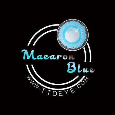 TTDeye Macaron Blue Colored Contact Lenses