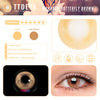 TTDeye Monarch Butterfly Brown Colored Contact Lenses