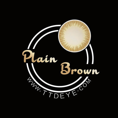 TTDeye Plain Brown 1-Day Color Lens | 20 Pcs