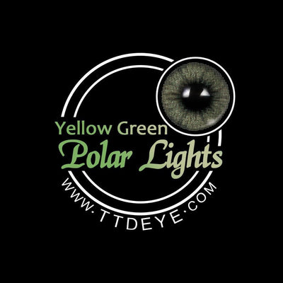 TTDeye Polar Lights Yellow-Green Colored Contact Lenses