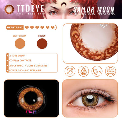 TTDeye Sailor Moon Colored Contact Lenses