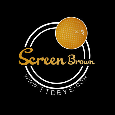 TTDeye Screen Brown Colored Contact Lenses