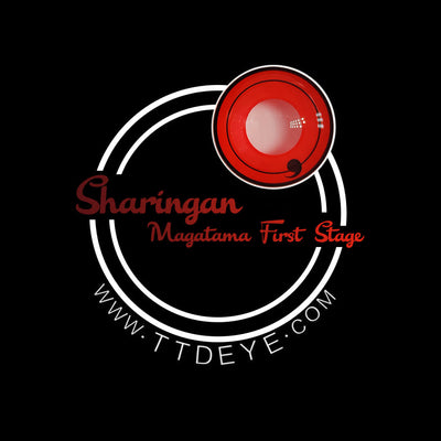 TTDeye Sharingan Magatama First Stage Colored Contact Lenses