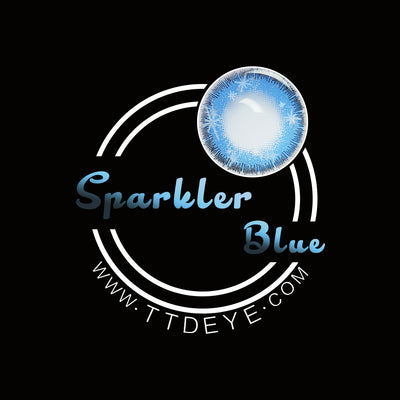 TTDeye Sparkler Blue Colored Contact Lenses