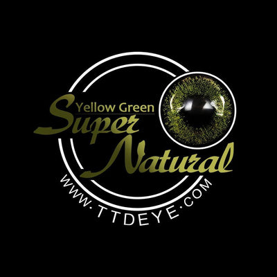 TTDeye Super Natural Yellow-Green Colored Contact Lenses