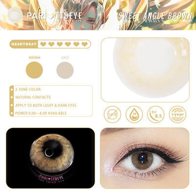 Pari x TTDeye Sweet Angel Brown Colored Contact Lenses