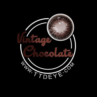 ttdeye vintage chocolate colored contact lenses logo