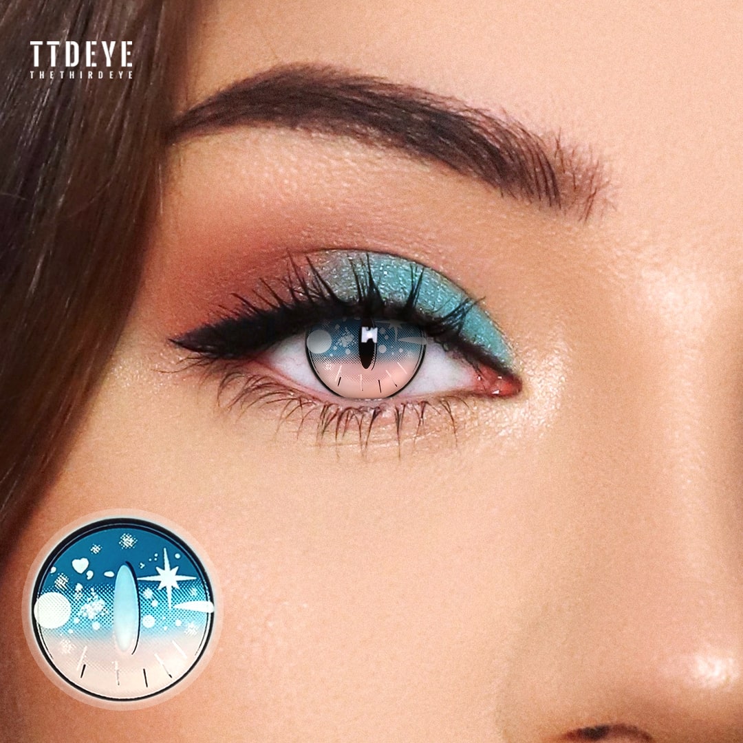 TTDeye West Coast Blue Colored Contact Lenses