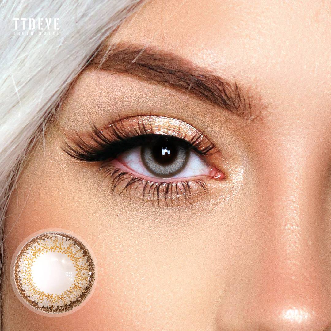 TTDeye Blooming Grey Colored Contact Lenses