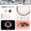 TTDeye Crystal Ball Deep Grey Colored Contact Lenses