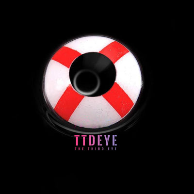 TTDeye English Flag Colored Contact Lenses