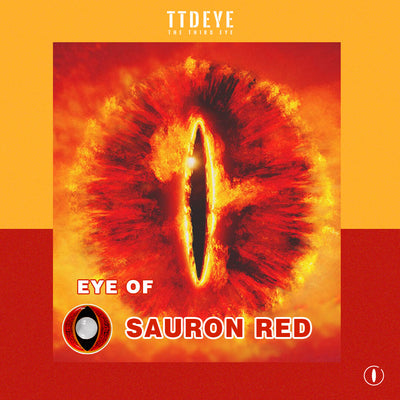 TTDeye Eye Of Sauron Red Colored Contact Lenses